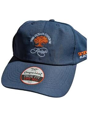 Imperial Kiawah Island Ocean Course Hat Navy Blue UPF 50+ Golf Cap New W/Sticker